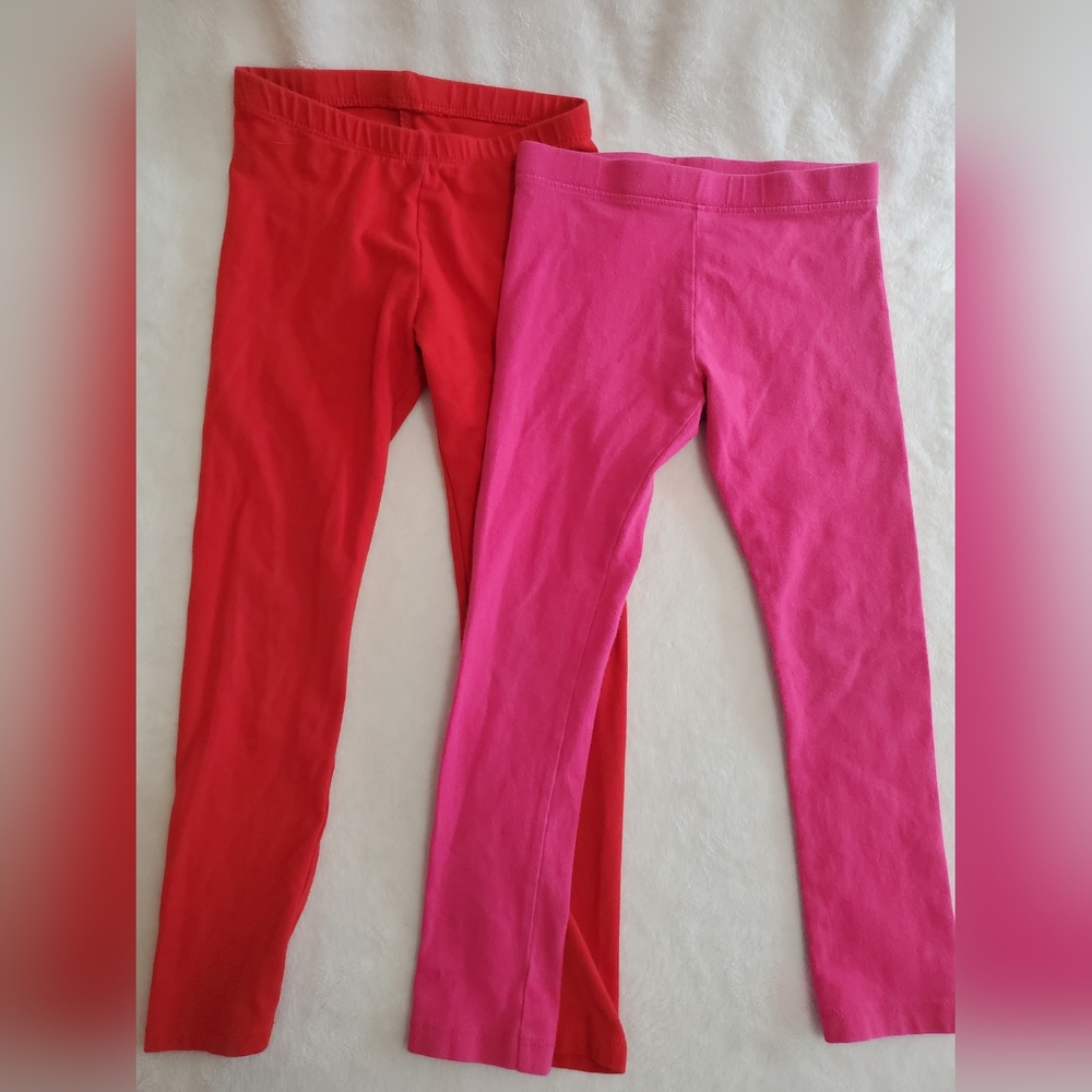 Legging Set- Red & Pink